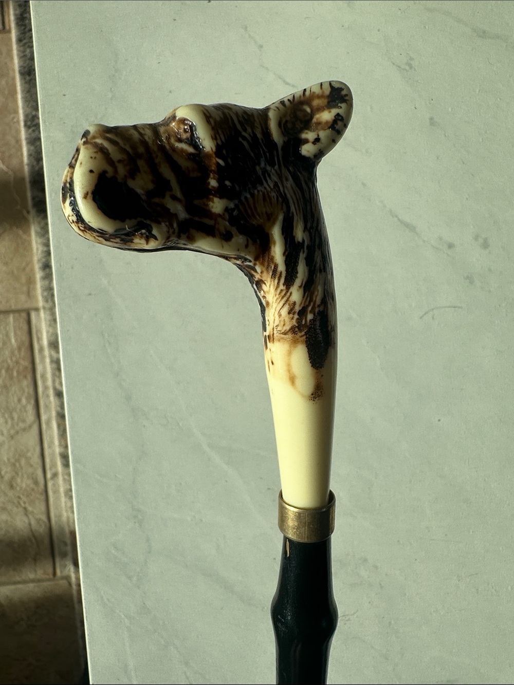 Made In Italy Original dog head Shoe Horn-Carved - Picture 5 of 7